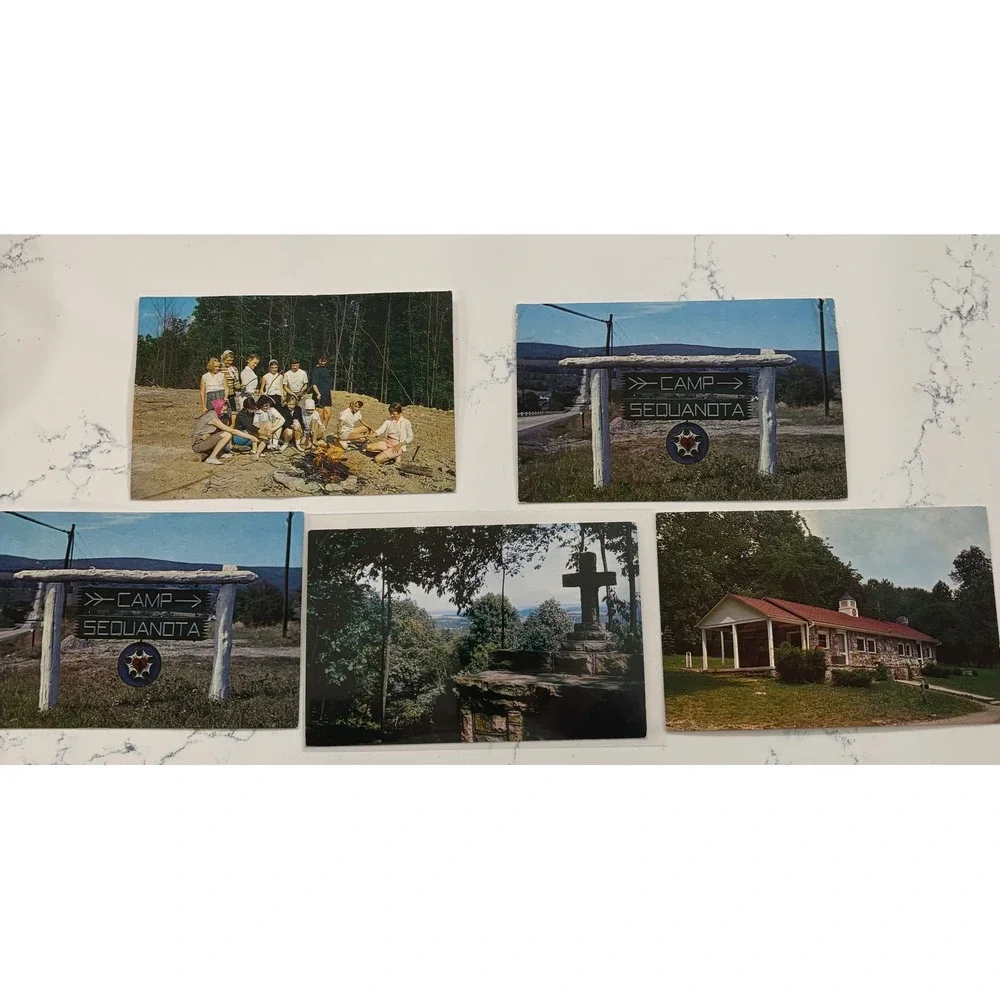 Camp Sequanota‎ Postcards 5 pack Lot Vintage Retro Pennsylvania